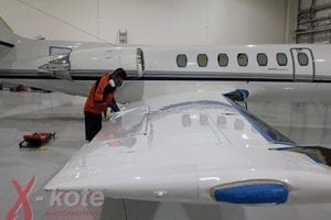 Plane paint restoration service